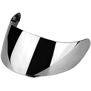 Verzilverd gespiegeld motorhelm vizier voor full face helmen
