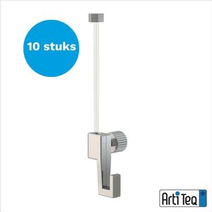Artiteq - Perlondraad Glijder en Ophanghaak - Transparant - 4 kg