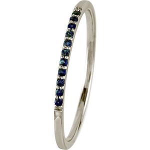 Jacques Lemans - Ring - Zilver - Zilver - Rhodiniert - Edelsteen: Iolith