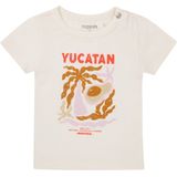 Noppies Shirt 'Ostra'  cognac / pastellila / donkeroranje / wit