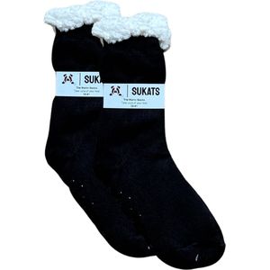 BLACK FRIDAY - Sukats® Huissokken - Homesocks - Maat 36-41 - Dames Huissokken - Antislip Sokken - Fluffy Sokken - Slofsokken - Variant 154 - Meerdere Maten en Varianten - Verwarmde Sokken