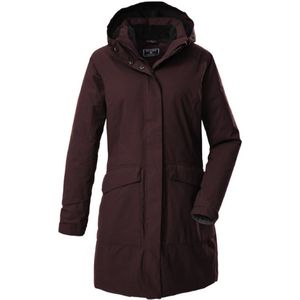 Killtec - KOW 18 WMN PRK - Parka - Donkerrood - Water- en Winddicht