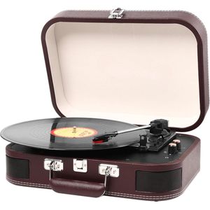 Equivera Platenspeler - Platenspeler met Bluetooth - Platenspeler Bluetooth - Platenspeler