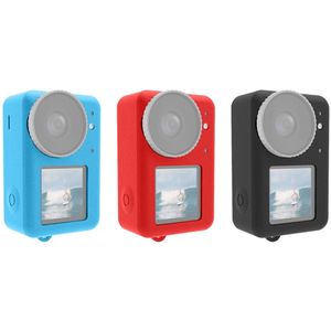 Voor DJI Osmo Action 4 / 3 PULUZ siliconen beschermhoes met lensdop