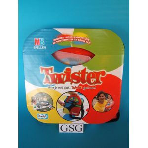 Party Twister met frisbee