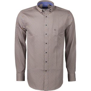Giordano Overhemd - Modern Fit - Bruin - L