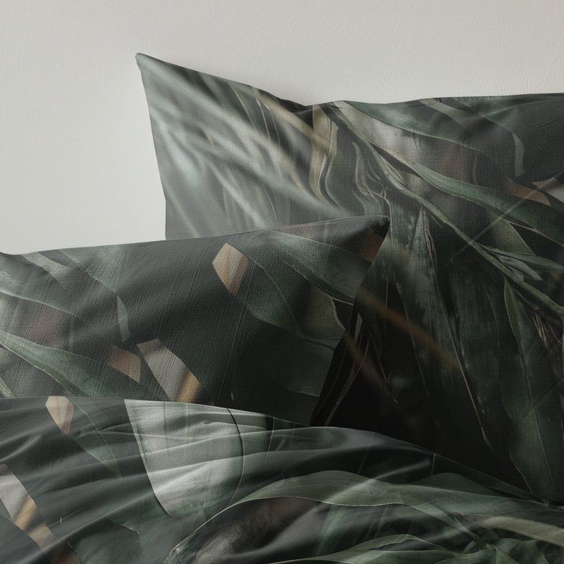 Dekbedovertrek Jungle Lion - 140x200 Cm - Microvezel - Zacht en Ademend