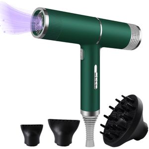 BlowSense T-Power - Föhn met diffuser - Ionentechnologie - Stil/Krachtig/Effectief - Haardroger - Groen