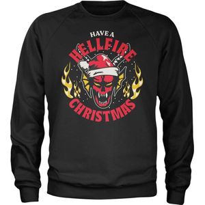 Stranger Things Sweater/trui -XL- Have A Hellfire Christmas Zwart