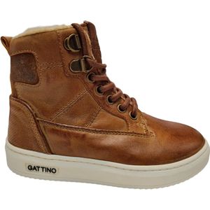 Gattino G2729 224 236Co Naturel Combi Jongens Laarzen - Cognac - 29