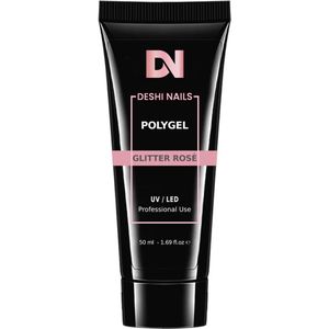 Deshi - Polygel/Acrygel - Glitter Rose - 50 ml