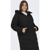 ONLY CARMAKOMA - Jas - Doorgestikte Stof - Capuchon - Plus-Size