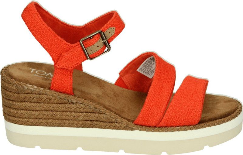 Toms - DARYA - Sandalen - Rood - G-breedte - Vast Voetbed