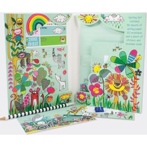 Briefpapier voor Kinderen met Stickers en Enveloppen - Map met 30 Vel Gelinieerd Briefpapier & 20 Bijpassende Enveloppen & Stickers & Sluitzegels - Briefpapier voor Meisjes - Briefpapier met Enveloppen - Briefpapier - Schrijfpapier - Stationery