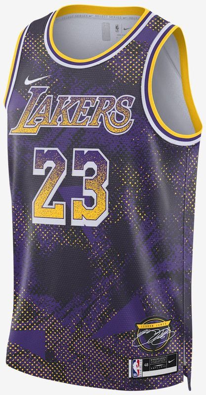 Nike NBA Heren Truien/Replica's - Paars - Maat: XL - Poly Mesh - Foot Locker