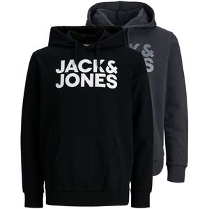 Jack & Jones Heren hoddie 2 pack Corp
