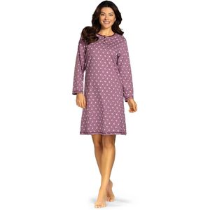 Comtessa - Dames nachthemd - Lange mouw - Mauve - Maat 40