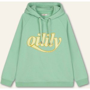 Oilily - Heavenly long sleeves hooded sweat top - Groen - XS