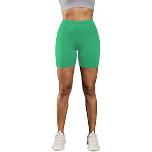Bovista Biker Short Dames - Korte Legging - Lange Onderbroek - Bikershort - Met Pijpjes - Lichtgroen - Maat XL