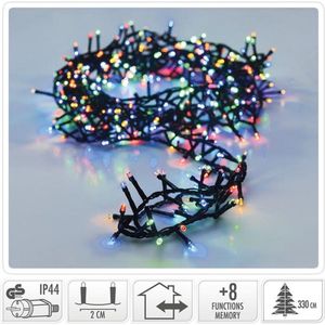 Oneiro’s luxe Cluster - 1800 LED's - 36 meter - multicolor - 8 functies + geheugen - kerst – clusterverlichting- feestdagen - winter - verlichting - binnen - buiten – sfeer