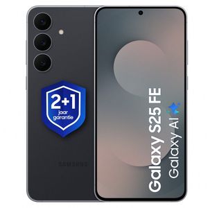 Samsung Galaxy S25 FE - 128GB - Black + 1 jaar extra garantie