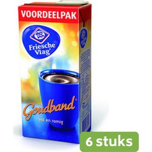 Friesche Vlag Goudband Koffiemelk - 6 x 930 ml
