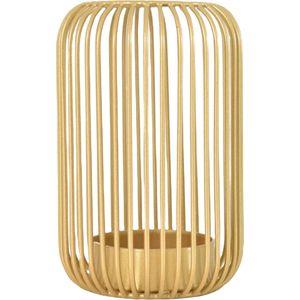 Theelichthouder Goud - Gouden Kaarsenhouder staal - Zwart - Cilo Goud L by Galeara design