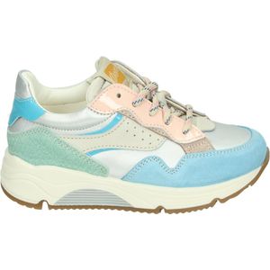 Ocra - D365 - MeisjesLage schoenenKindersneakers - Kleur: Blauw - Maat: 33