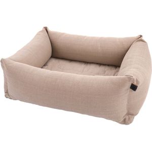 Petlife Canvas Hondenmand - Hondenkussen - Beige - L - 100 x 80 cm - Memory Foam