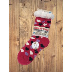 wintersok met fleece voering en anti-slip - sinterklaas - kerst