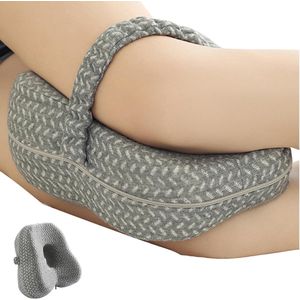 Orthopedisch beenkussen - Beenverhogende kussens met geheugenSchuim (mannen) - Knieënkussen voor zijslapen - Comfortabel orthopedisch knieënkussen