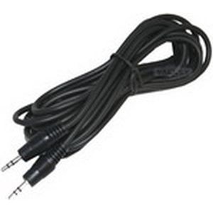 Mobigear AUX 3.5mm naar AUX 3.5mm Kabel 5 Meter - Zwart