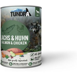 Tundra honden natvoer zalm & kip 800g