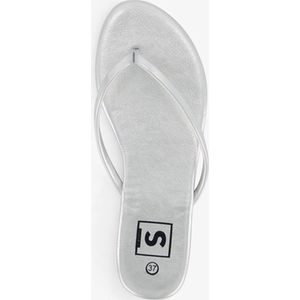 Dames teenslippers zilver - Maat 36