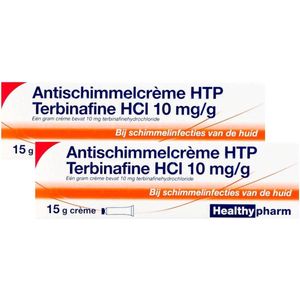 Healthypharm Antischimmelcrème HTP Terbinafine HCl 10mg/g Crème - 2 x 15 gr