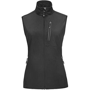 Lichtgewicht dames hardloopvest - ademend, winddicht en waterdicht softshell gilet