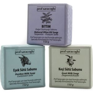 Prof Saracoglu - Natuurlijk Pistache Terpentijn Olijf Olie Zeep 250gr