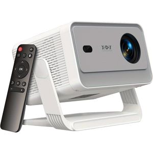 Beamer – Projector – Mini Beamer – Home Cinema – Full HD – Gimbal A6 Pro Wit – Android 13 – 700 Lumen Helderheid