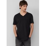 s.Oliver RED LABEL - T-shirt - Effen - Puur Katoen - V-hals - Korte Mouwen