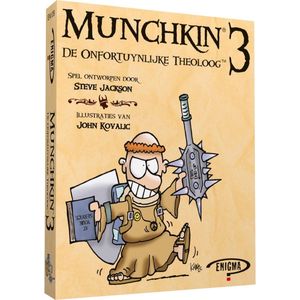 Munchkin 3 De Onfortuynlijke Theoloog - Uitbreiding - Kaartspel