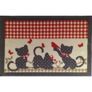 FOTAPIJT - Badmat - Bedrukte deurmat - Binnen - Termo Antislip - 40x60 cm - 5 mm - Wasbaar - Polyamide