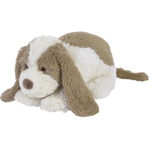 Happy Horse Hond David Knuffel 28cm - Wit/Beige - Baby knuffel