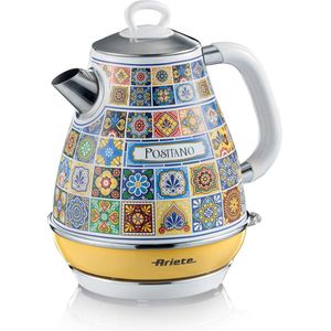 Ariete Positano 2869/0P - Italiaans design waterkoker - 2000 Watt - 1. 7 liter inhoud - draadloos