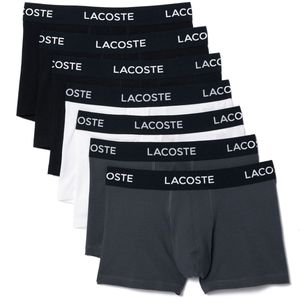Lacoste Logo Waist Trunk Boxershorts Heren (7-pack) - Maat S