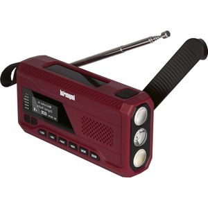 Noodradio - Radio voor Nood DABMAN OR 2 rd - draagbare DAB+ radio met FM-tuner