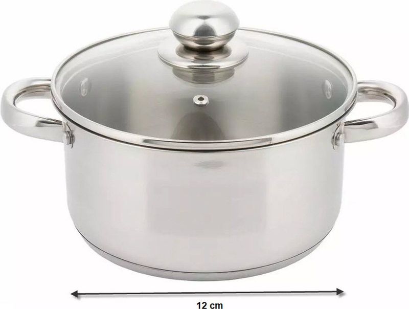 Kinghoff 4325 - kookpan met deksel - Ø 12 cm