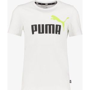 Puma ESS+ Col 2 Logo kinder T-shirt wit - Maat 176