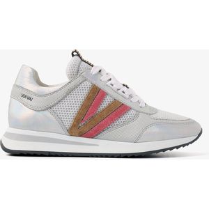 VIA VAI Nora Vibe Sneakers - Metallic Zilver - Maat 36