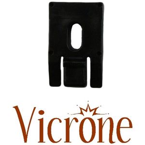 Vicrone - Plafondsteun - Zwart - Aluminium Gordijnrail - 4 Stuks