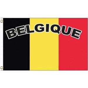 Belgie vlag EK / WK voetbal